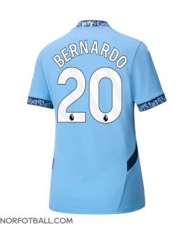 Billige Fotballdrakt Manchester City Bernardo Silva #20 Replika Hjemmedrakt Dame 2024-25 Kortermet